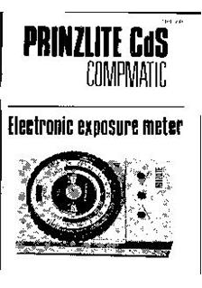 Dixons Prinzlite manual. Camera Instructions.